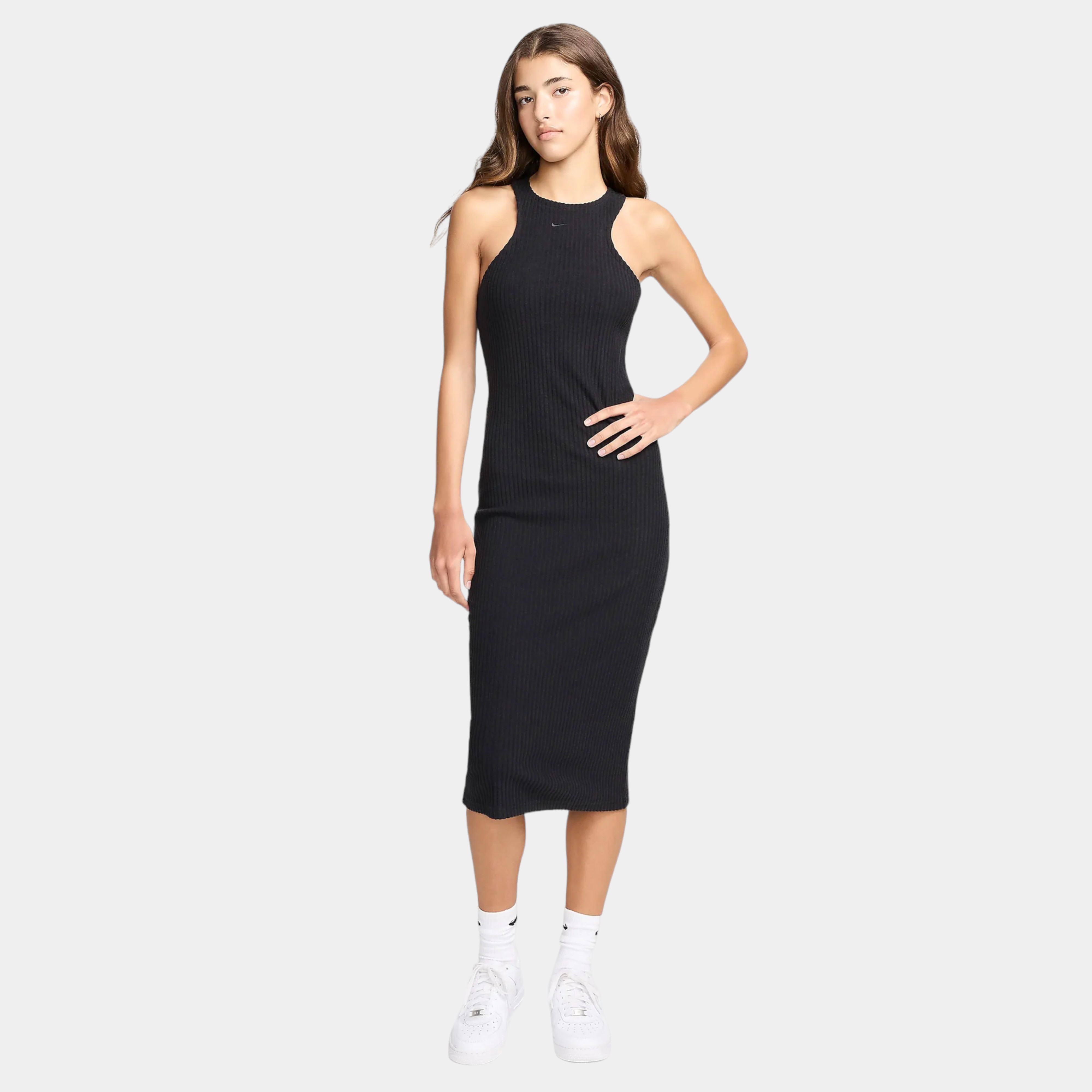 Платье W NSW NK CHLL KNT RIB MIDI DRS