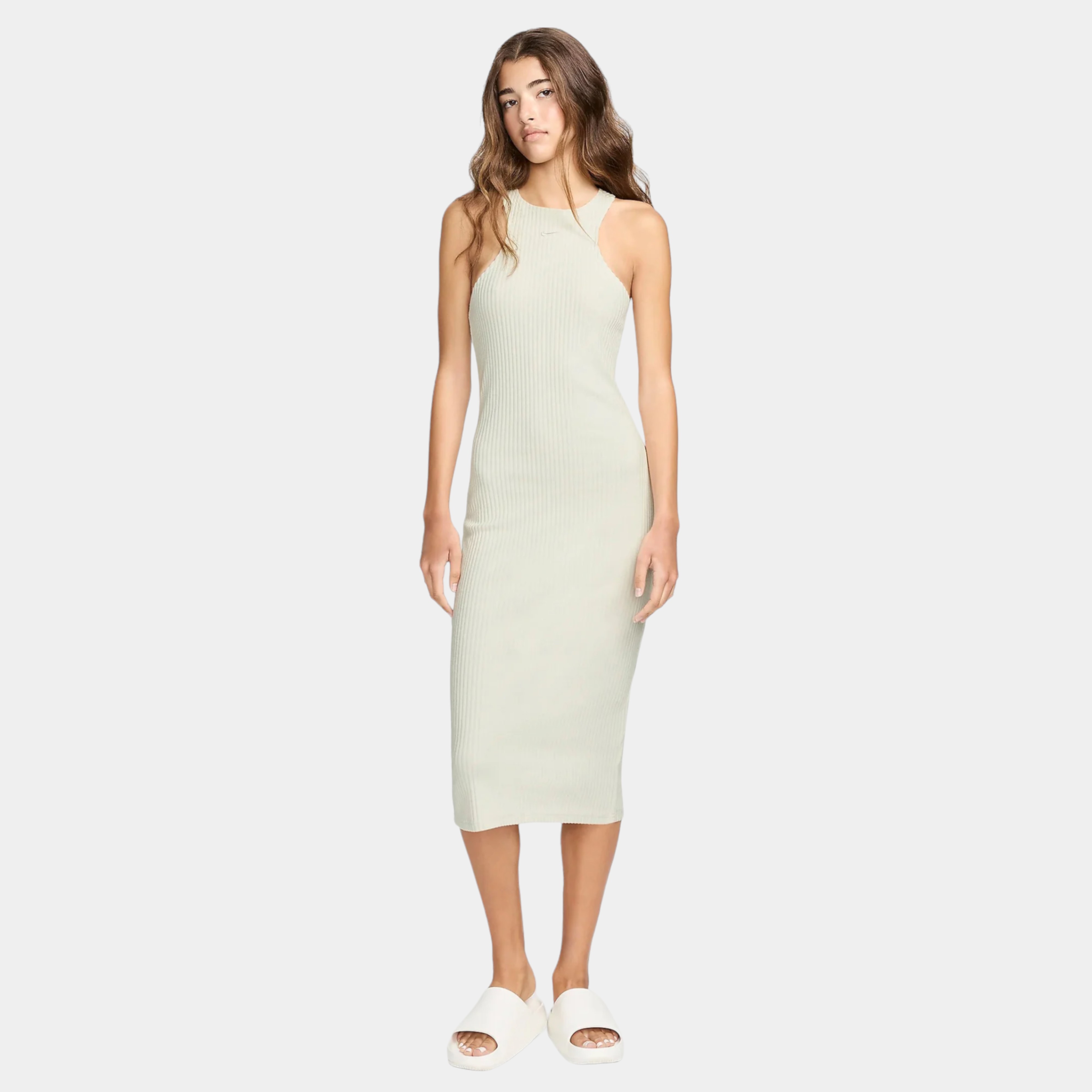 Платье W NSW NK CHLL KNT RIB MIDI DRS